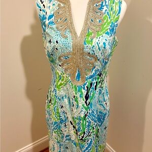 Lilly Pulitzer Janice Multicolor Patterned Shift Dress